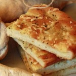 Focaccia with garlic and rosemary