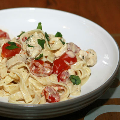 Creamy Chicken and Tomato Pasta