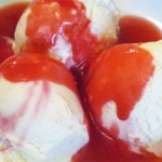 Lemon and Raspberry Ripple Ice-cream