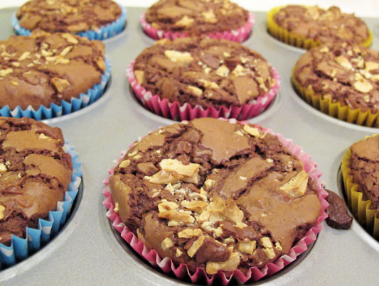 Chocolate Brownie Cupcakes