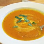 Roast Carrot, Tomato and Coriander Soup