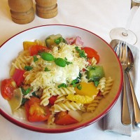 Roast Vegetables with pasta