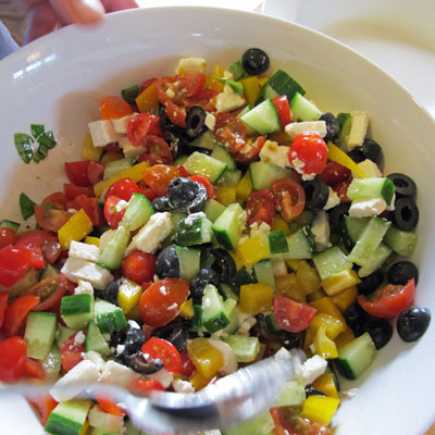 Greek-pasta-salad-prep