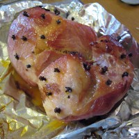 Roast Honey and Thyme Glazed Ham 