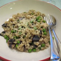 Oven-baked Chicken and Leek Orzotto