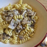 Mushroom Carbonara