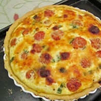 Roast Tomato, Basil and Feta Tart