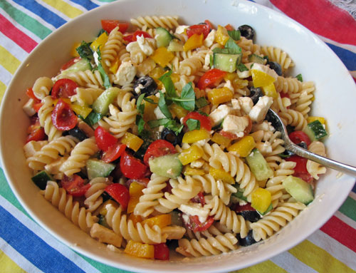 Greek Pasta Salad | Working Mum's Cookbook